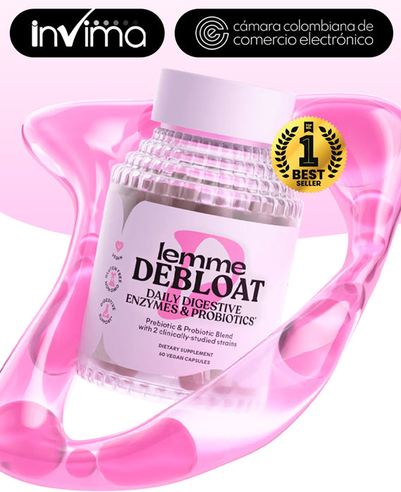 LEMME DEBLOAT® Originales, "Tapa Rosa".